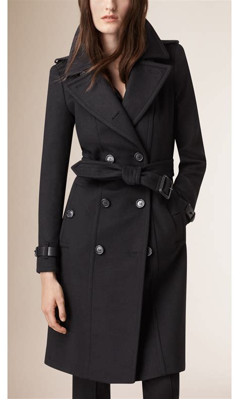 Burberry trench coat black